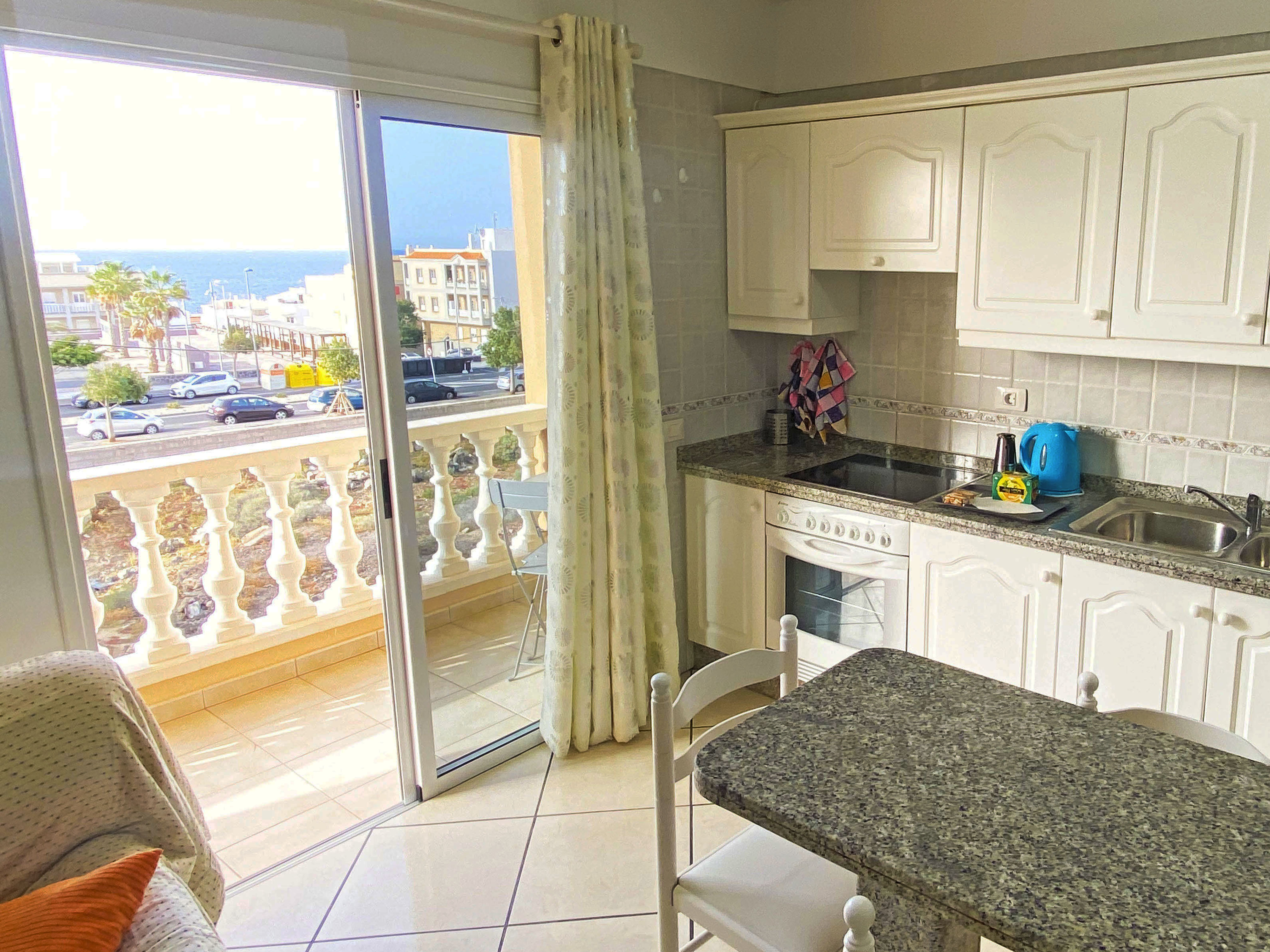 Vista oceano vicino all'appartamento Los Abrigos